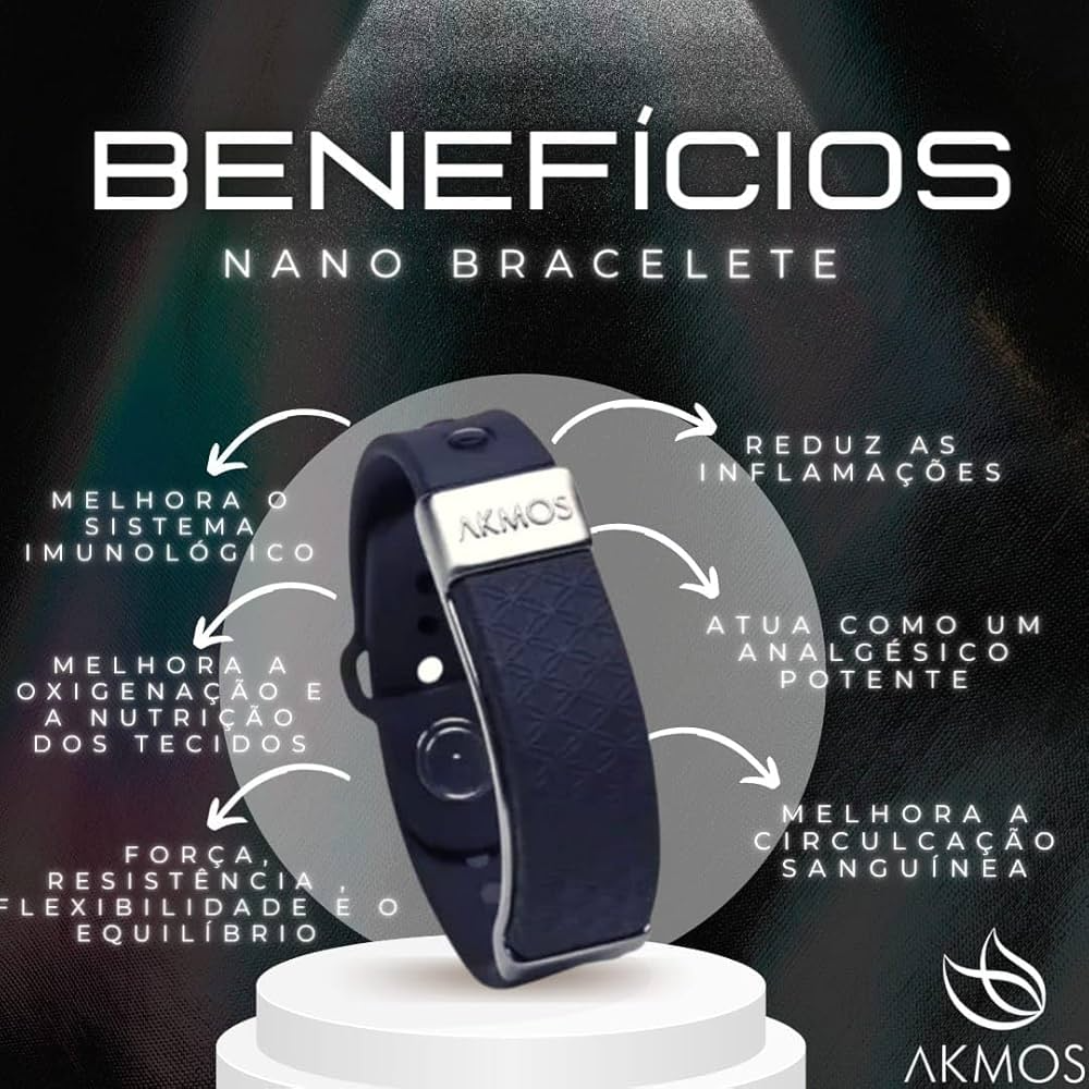 Nano Bracelete Akmos - Cor Roxa